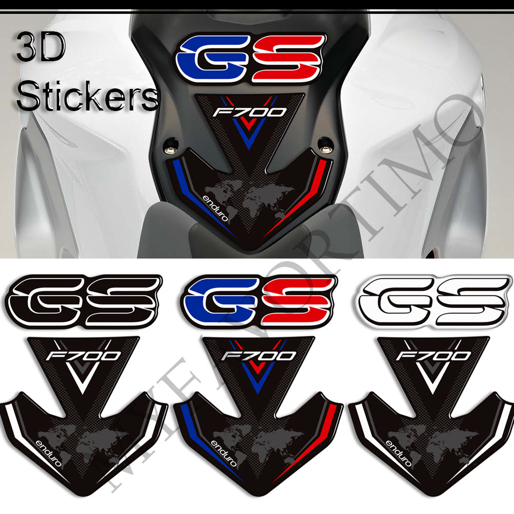 BMW F700GS GSA Adventure Tank Decals Kit 丨 Center Pad and Side Stickers