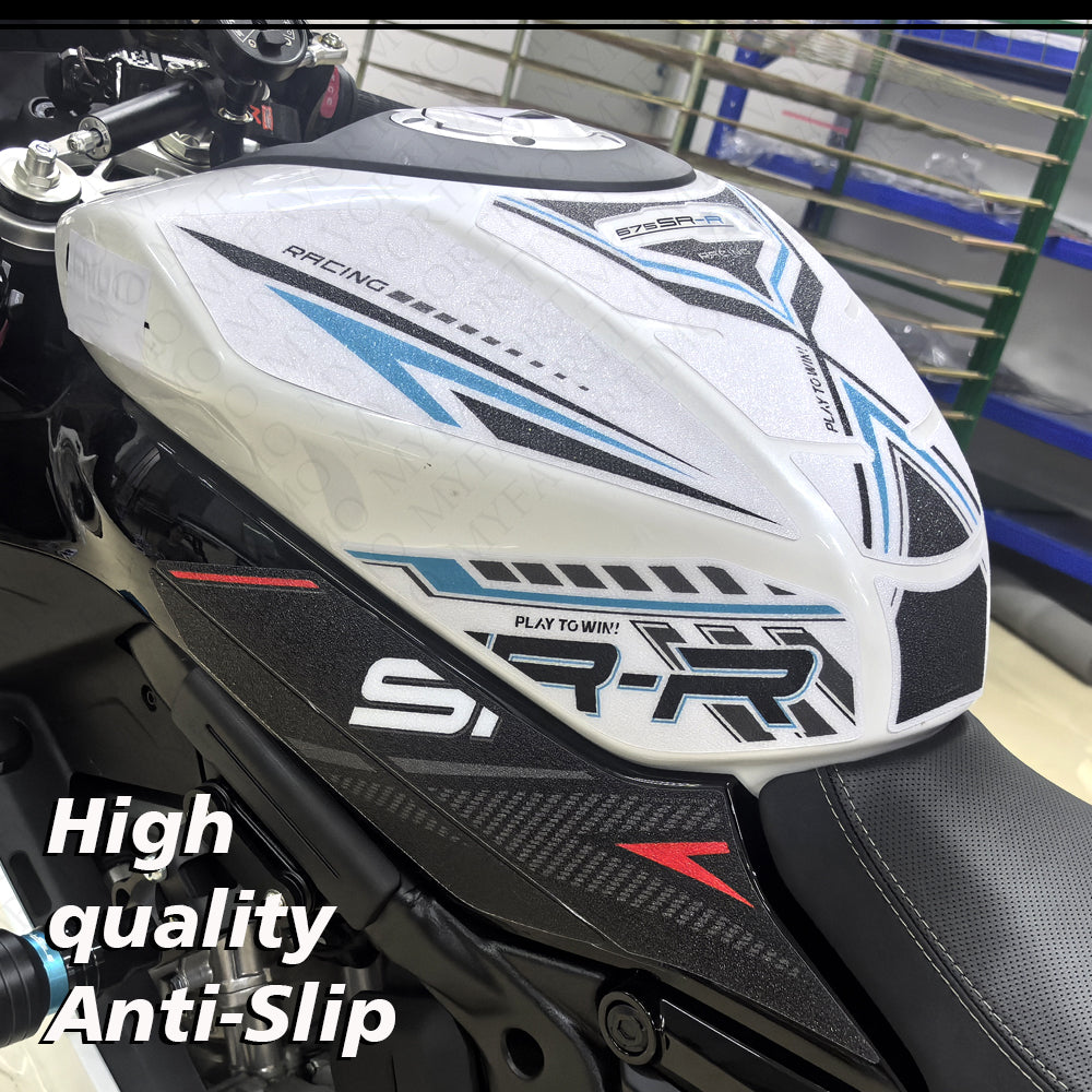 CFMOTO 675SR-R 675SRR Protection Réservoir 2025-2026 | Grip Genoux Mat Antidérapant