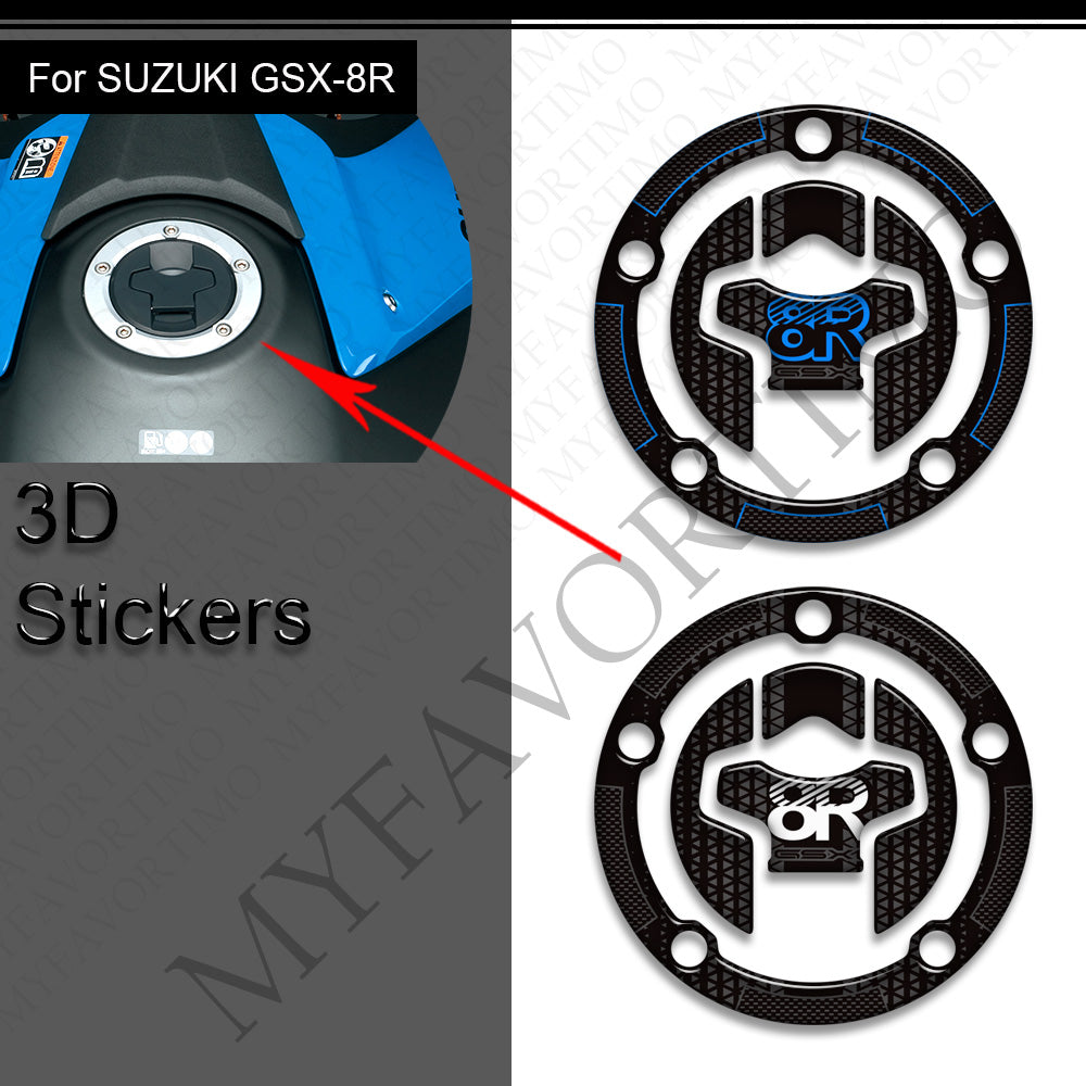 Suzuki GSX-8R 3D Epoxy Tank Decals Kit 2024-2025 丨 Fuel Cap and Side Stickers