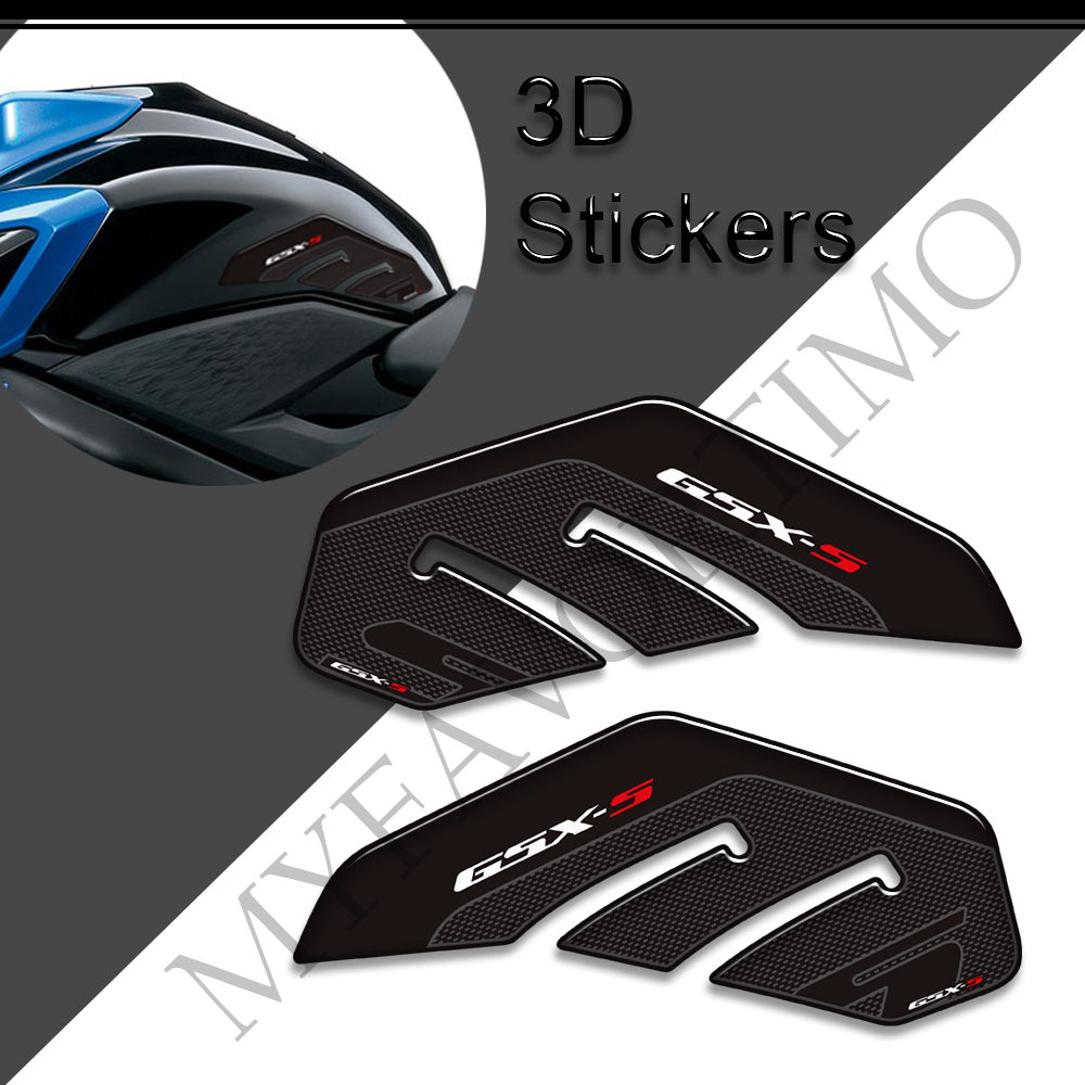 Suzuki GSX-S750 3D Epoxy Tank Decals Kit 2017-2024 丨 Side Tank Stickers