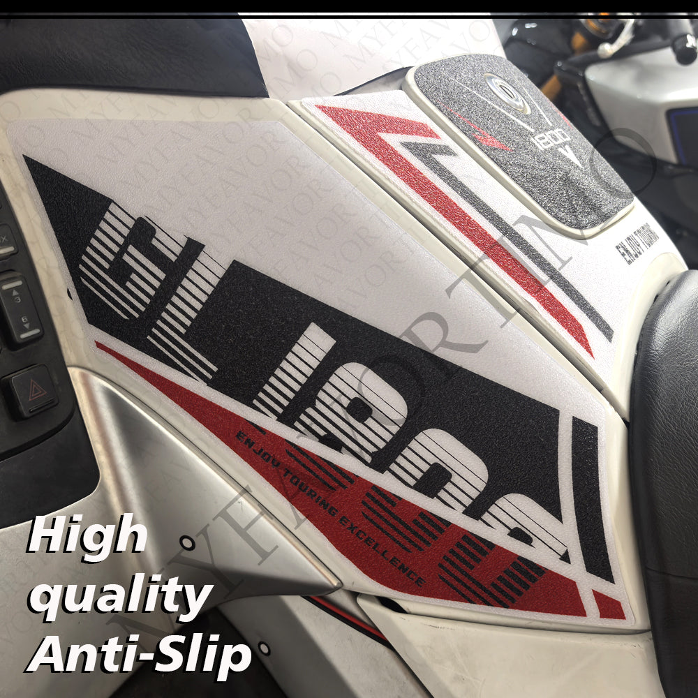 Honda Goldwing GL1800 F6B 2011‑2017 | Matte Anti-Slip Tank Pad Knee Grips Decals Kit