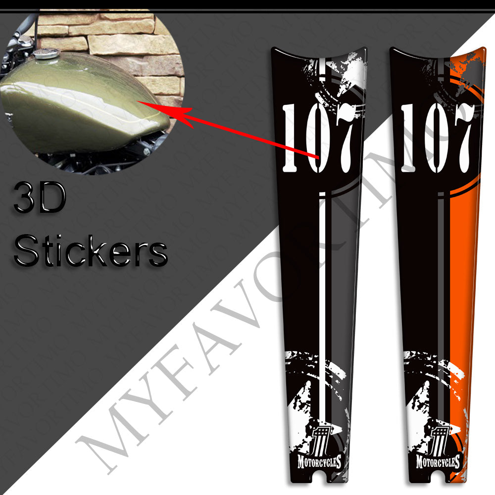 Harley-Davidson Street Bob FXBB 107 Tank Pad 丨 Center Protector Sticker