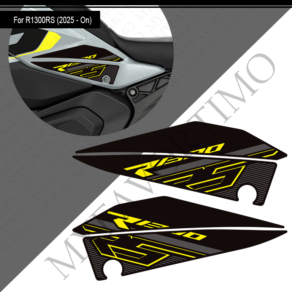 BMW R1300RS Anti-Slip Tank Side Decals Kit 2025-2026 丨 Side Panel Stickers