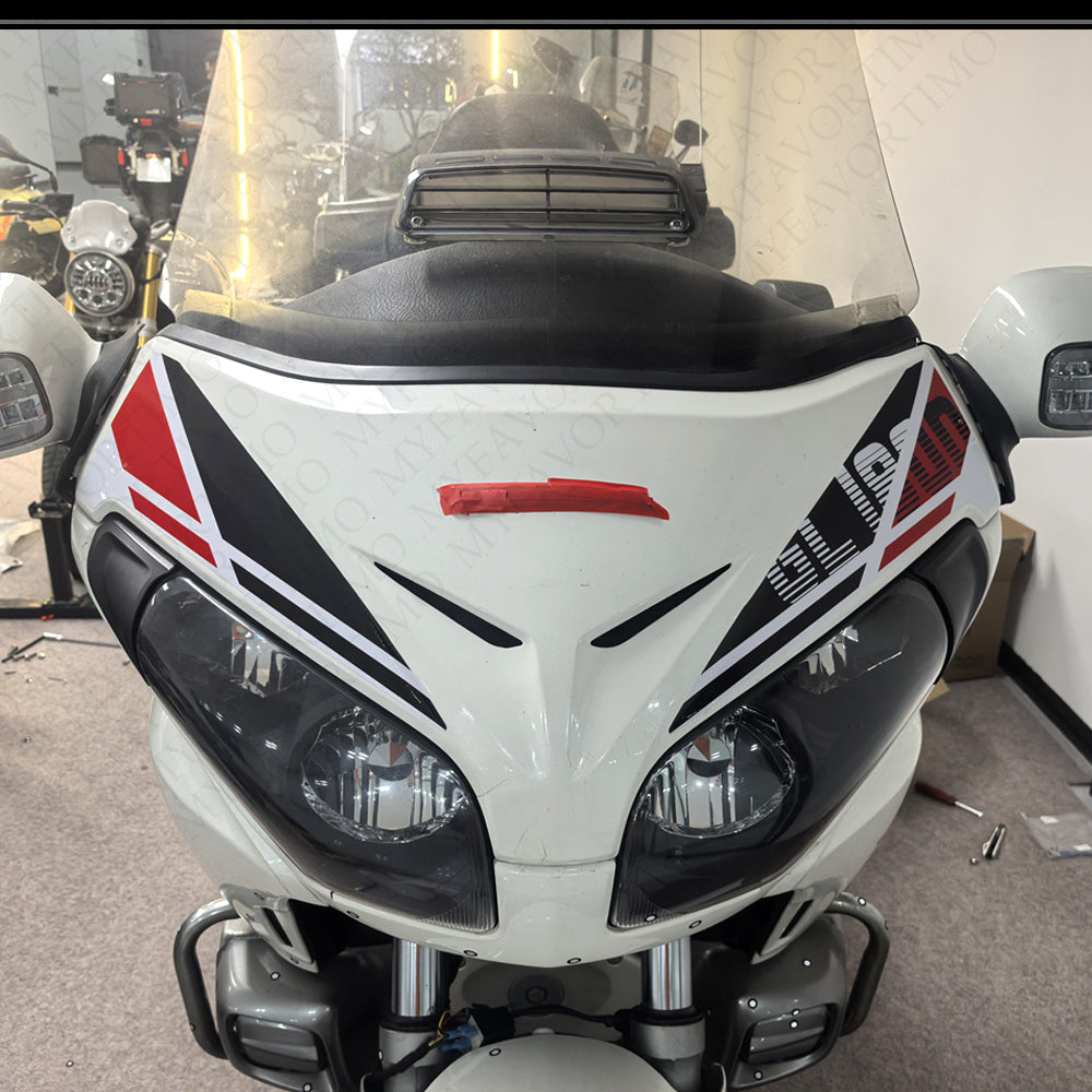 Honda Goldwing GL1800 F6B 2011‑2017 | PVC Tank Grips Front Fairing Fender Stickers Decals Kit
