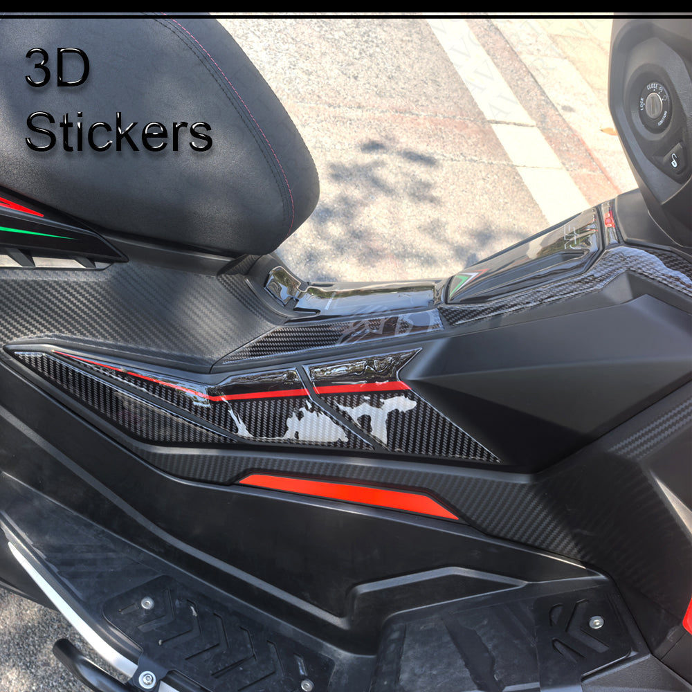 Aprilia SR GT125 SR GT200 Sport Replica Body Panel Decals Kit 丨 Fairing and Rim Stickers