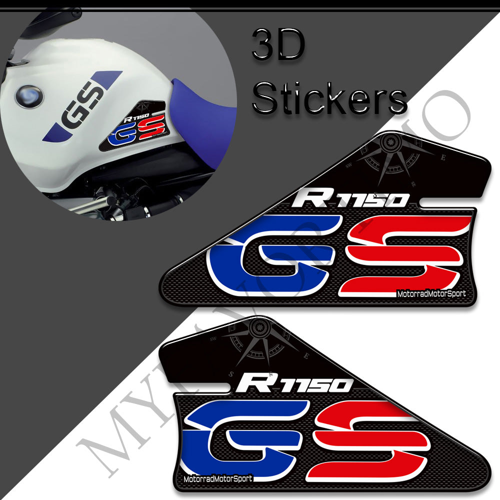 BMW R1150GS Tank Decals Kit 丨 Center Pad and Side Stickers