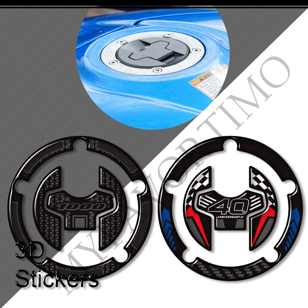 Suzuki GSX-R1000 / GSX-R1000R / 40th | 3D Epoxy Knee Tank Pad & Cap Stickers Decals