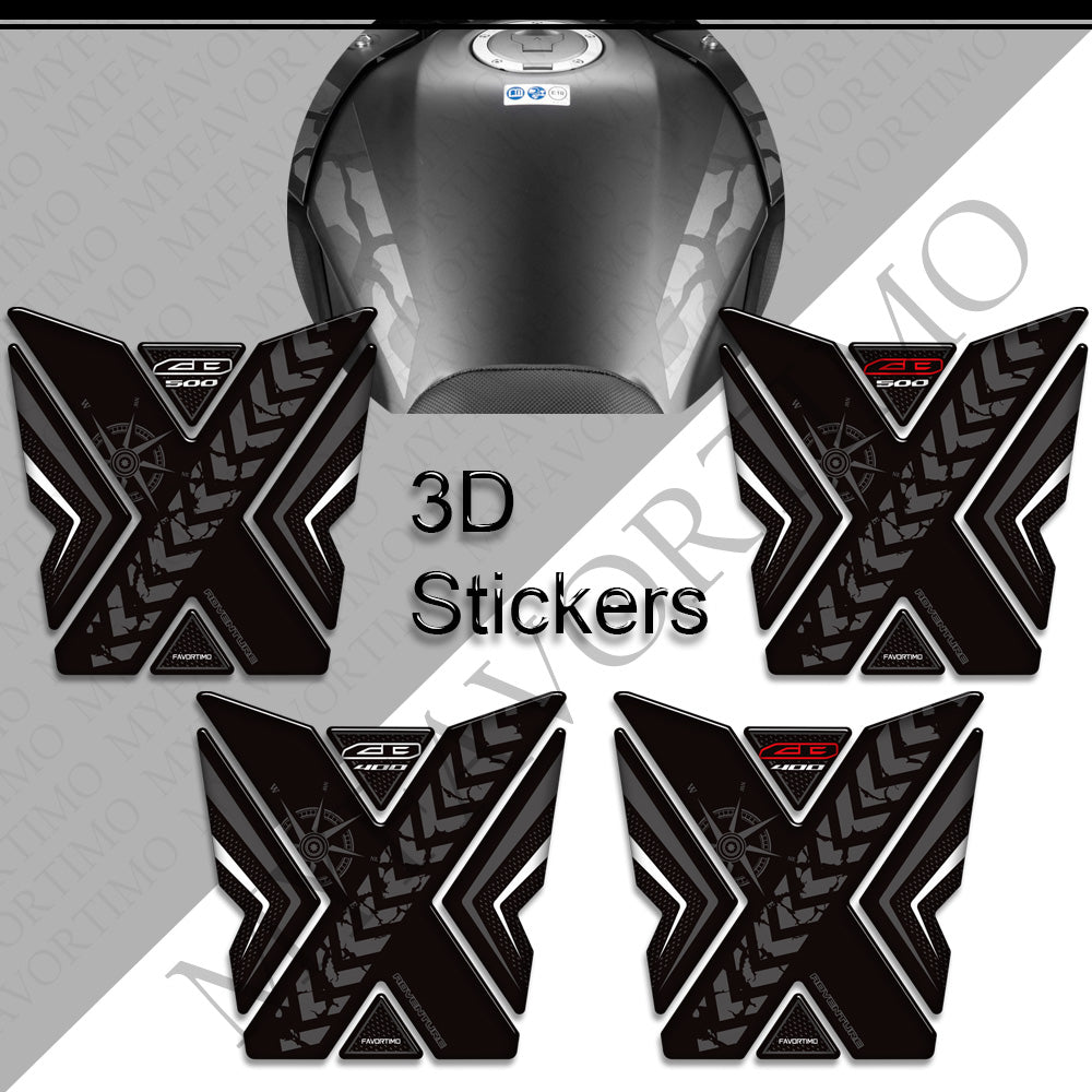 Honda CB400X CB500X Tank Decals Kit 丨 Center Pad and Side Stickers