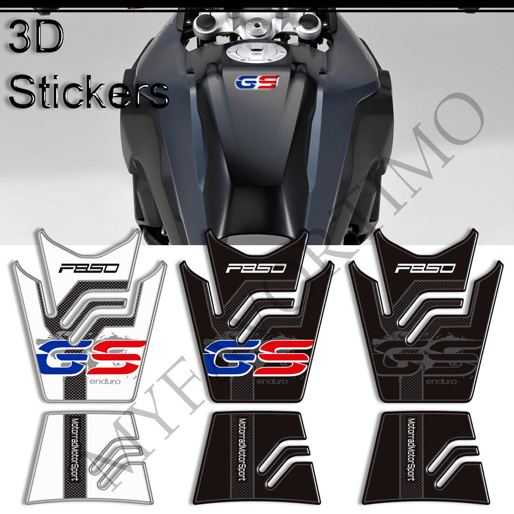 BMW F850GS Tank Decals Kit 2019-2023 丨 Center Pad and Side Stickers