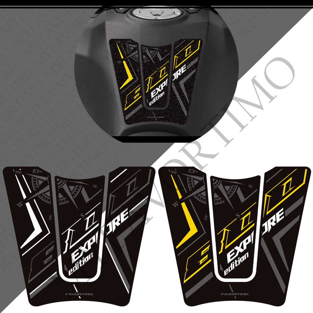 Kove 800X Pro Super Adventure Rally ADV Anti-Slip Tank Pad Kit 丨 Center and Side Stickers