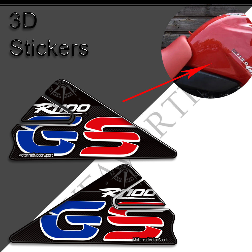 BMW R1100GS Tank Decals Kit 丨 Center Pad and Side Stickers