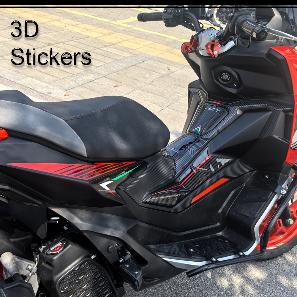 Aprilia SR GT125 SR GT200 Sport Replica Body Panel Decals Kit 丨 Fairing and Rim Stickers