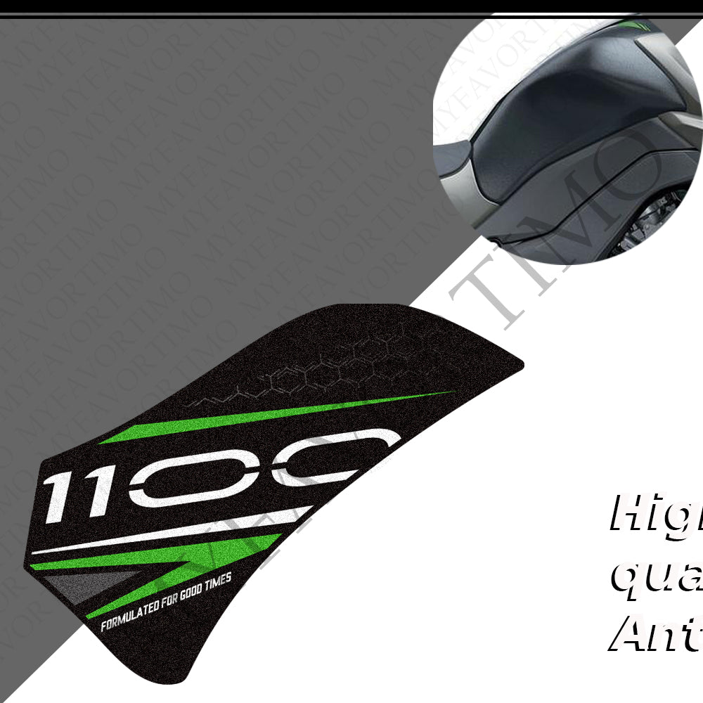 Kawasaki Z1100 Z1000 SE Stickers Decals | Matte Anti‑Slip Tank Pad Knee Grip Protection Kit