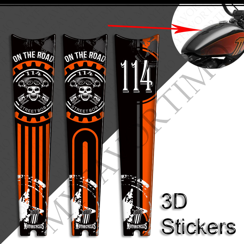 Harley-Davidson Street Bob 114 Tank Pad 丨 Center Protector Sticker