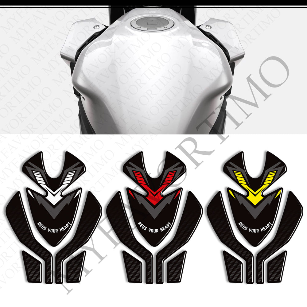 Honda CB500 Hornet CB500F CBR500R 3D Epoxy Tank Decals Kit 丨 Fuel Cap and Side Stickers