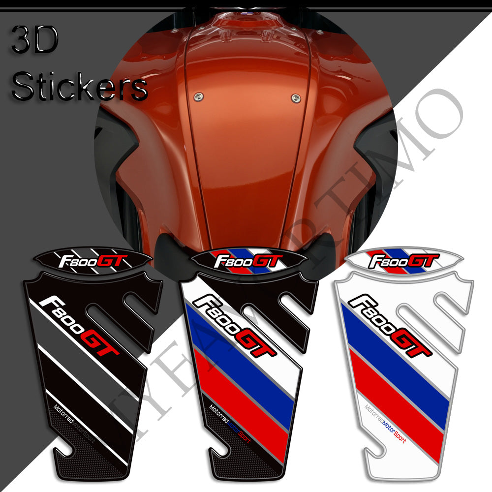 BMW F800GT Tank Decals Kit 丨 Center Pad and Side Stickers