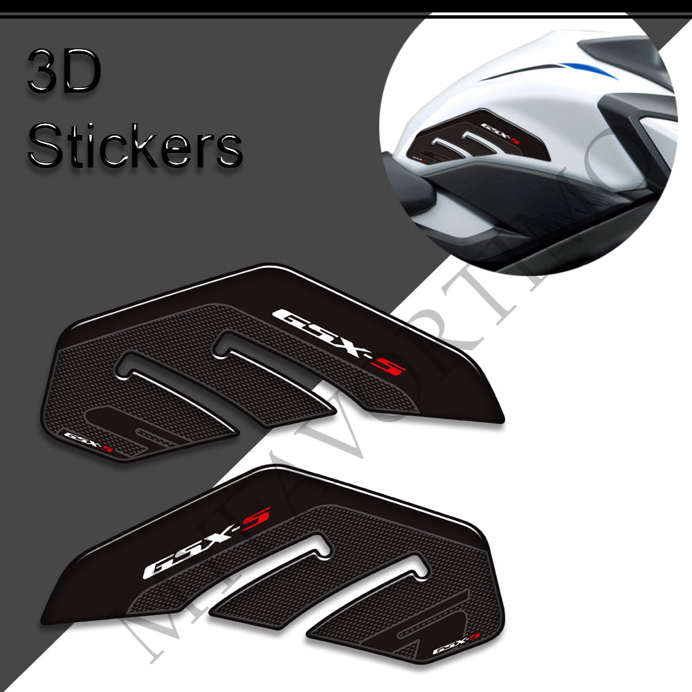 Suzuki GSX-S750 3D Epoxy Tank Decals Kit 2017-2024 丨 Side Tank Stickers