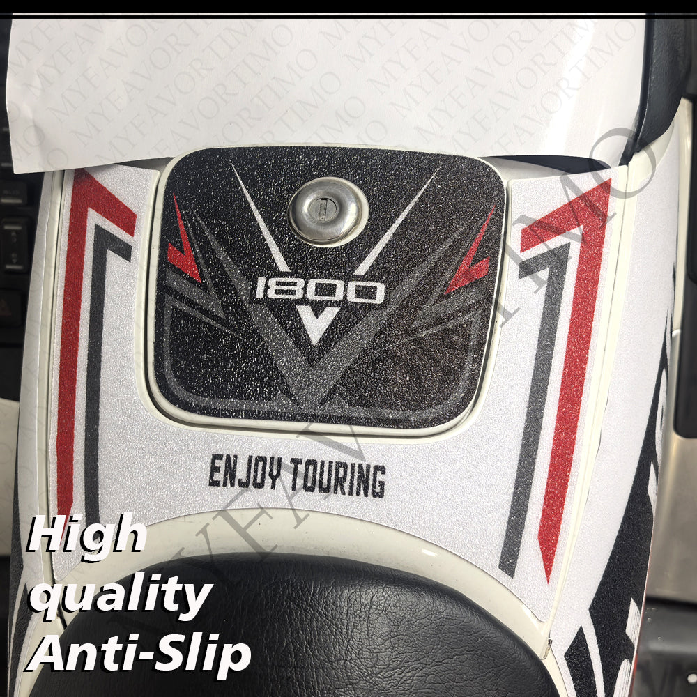 Honda Goldwing GL1800 F6B 2011‑2017 | Matte Anti-Slip Tank Pad Knee Grips Decals Kit