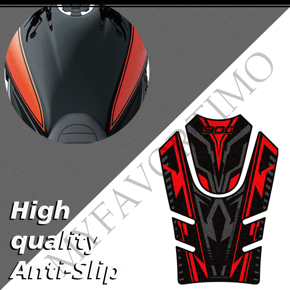 Kawasaki Z900RS Z900RS Cafe SE Anti-Slip Tank Pad Kit 2017-2026 丨 Center and Side Stickers