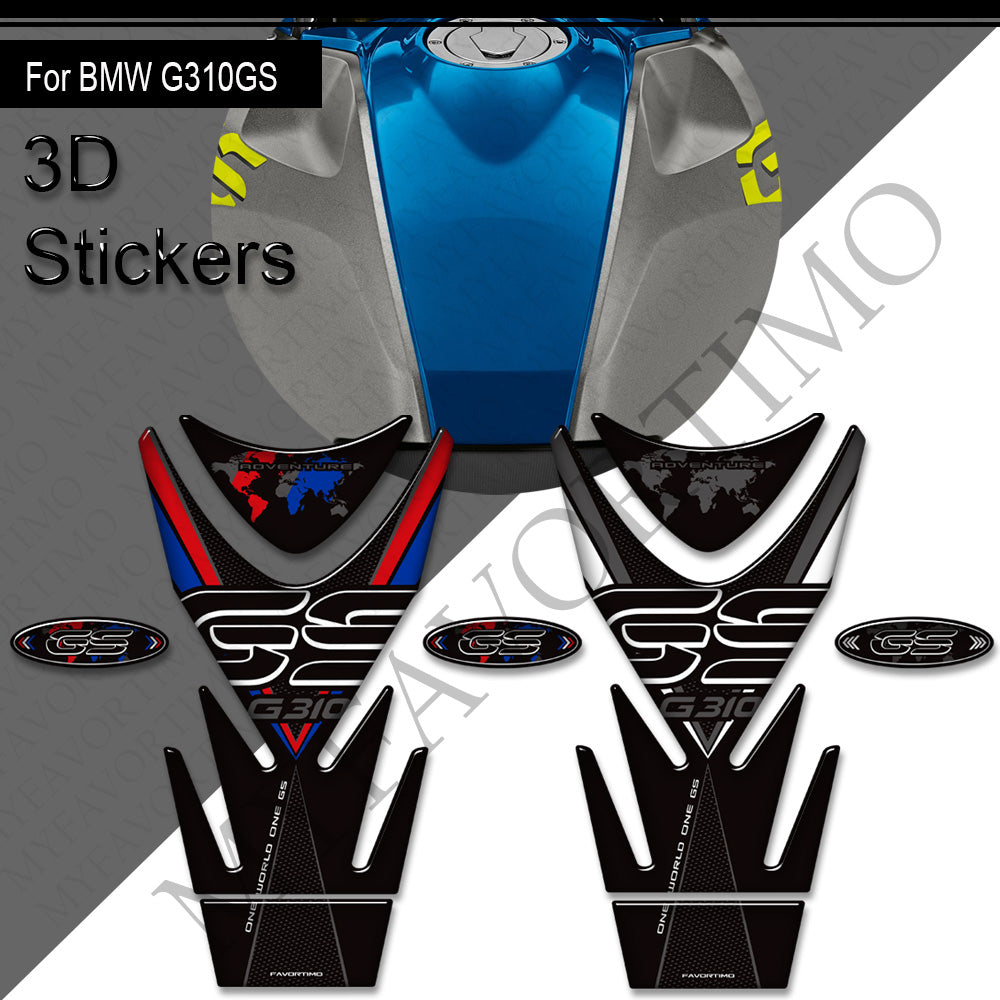 BMW G 310 GS Adventure Decals Kit 2017-2025 丨 Tank Pad and Side Stickers
