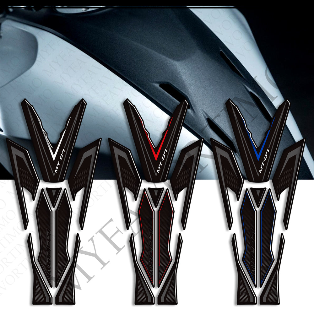 Yamaha MT-07 Decals Kit 2025-2026 丨 Tank Pad and Side Stickers