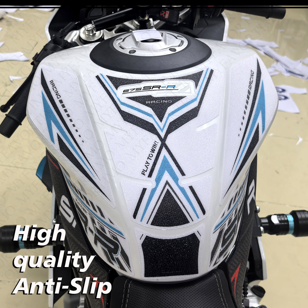 CFMOTO 675SR-R 675SRR Protection Réservoir 2025-2026 | Grip Genoux Mat Antidérapant