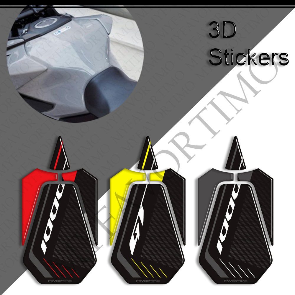 Honda CB1000GT 3D Epoxy Tank and Handguard Decals Kit 2026 丨 Fuel Cap and Full Set Stickers