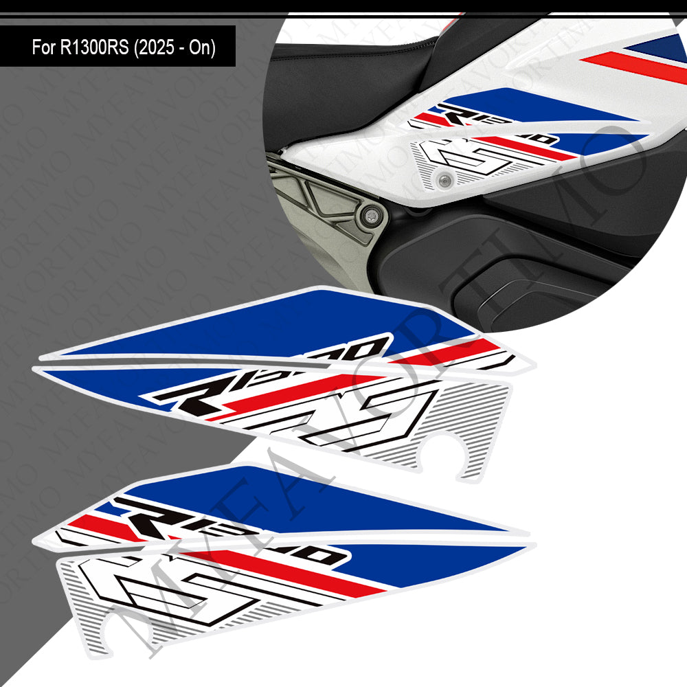 BMW R1300RS Anti-Slip Tank Side Decals Kit 2025-2026 丨 Side Panel Stickers