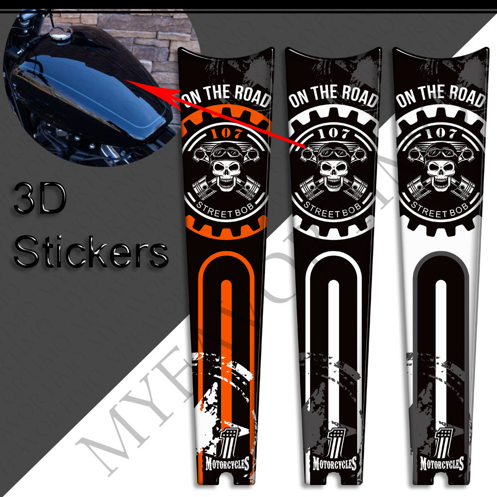 Harley-Davidson Street Bob FXBB 107 Tank Pad 丨 Center Protector Sticker