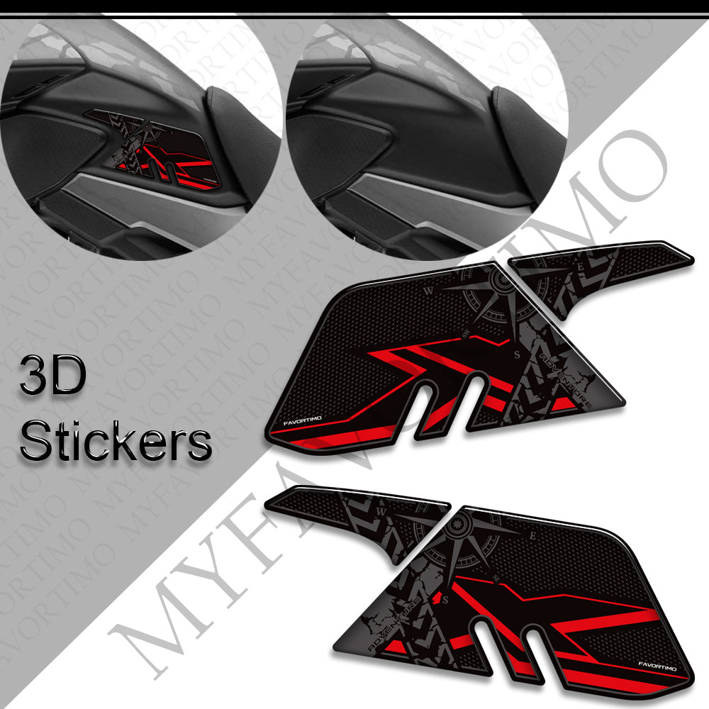 Honda CB400X CB500X Tank Decals Kit 丨 Center Pad and Side Stickers