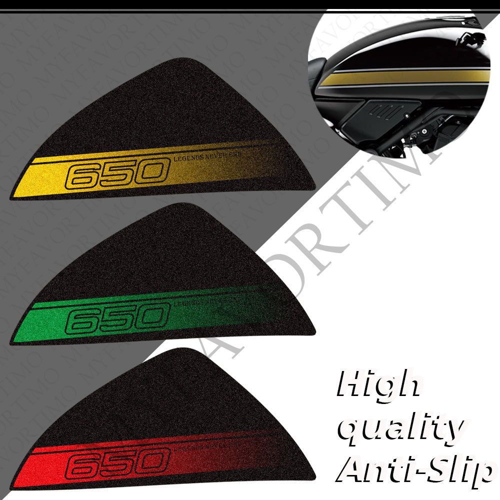 Kawasaki Z650RS Z650 Cafe SE ABS Decals Kit 2017-2026 | Anti-Slip Tank Stickers