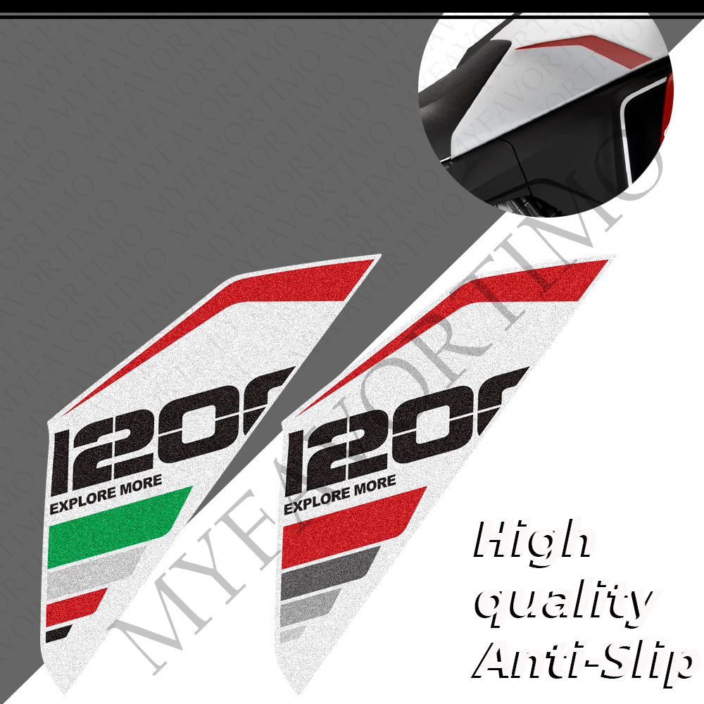 Moto Morini X-Cape 1200 | Anti-Slip Knee Tank Pad & Cap Protection Stickers