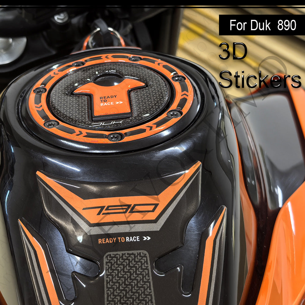 KTM 890 Duke Decals Kit 2021-2024 丨 Tank Pad and Full Body Stickers