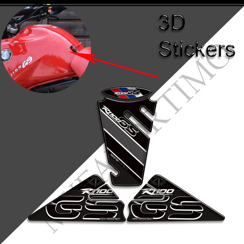 BMW R1100GS Tank Decals Kit 丨 Center Pad and Side Stickers