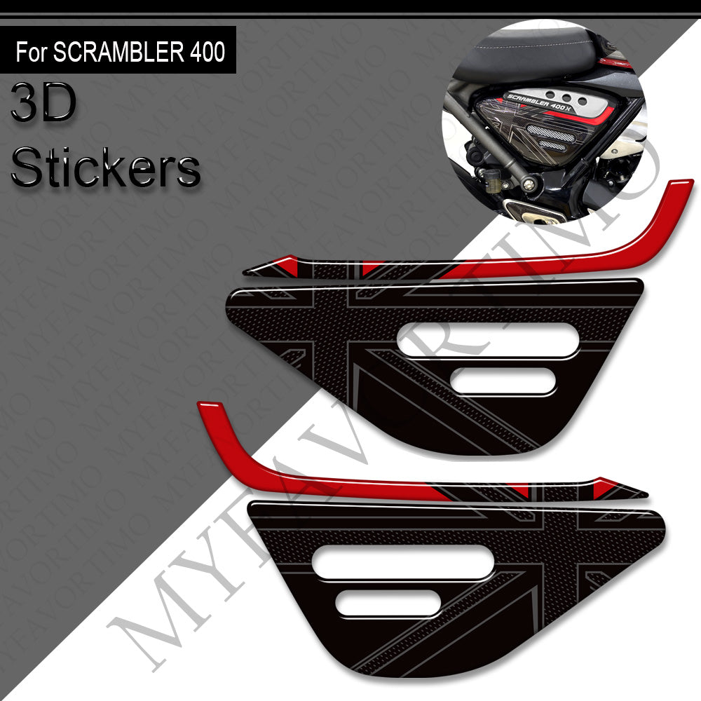 Triumph Scrambler 400X Decals Kit 2024-2025 丨 Tank Pad and Full Body Stickers
