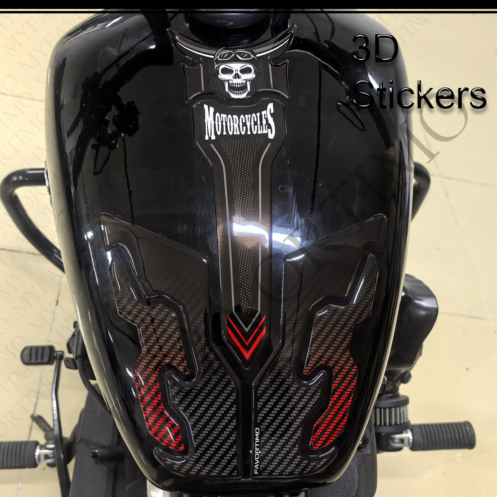 Harley-Davidson Street Bob Tank Pad 107 114 117 丨 Center Protector Sticker