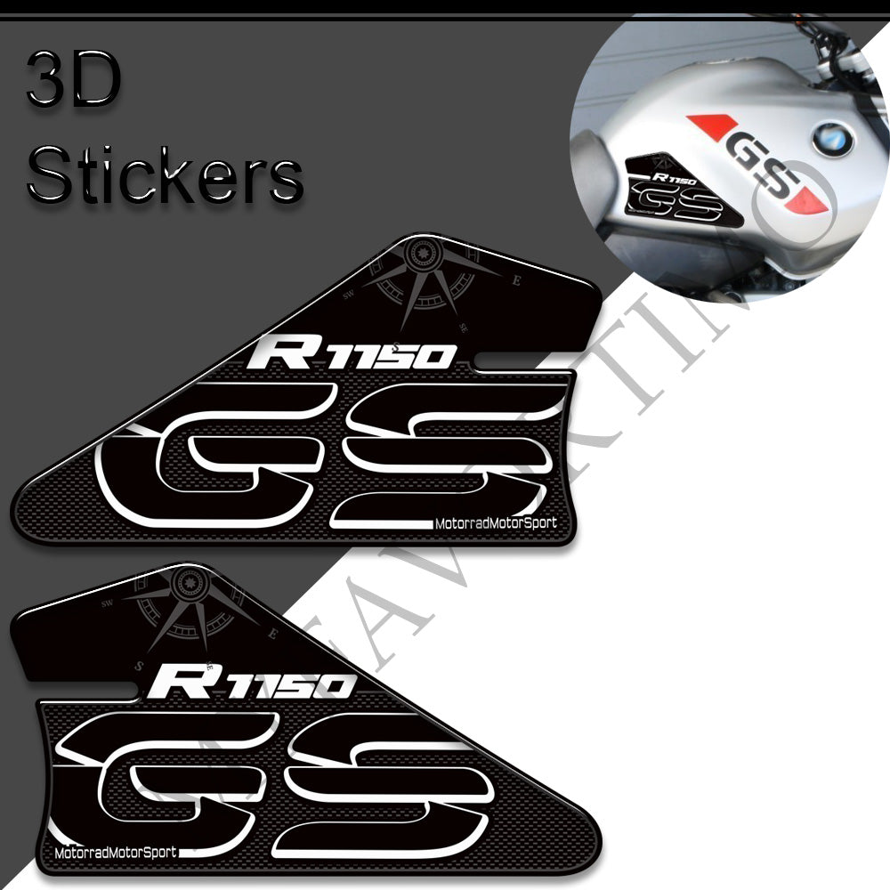 BMW R1150GS Tank Decals Kit 丨 Center Pad and Side Stickers