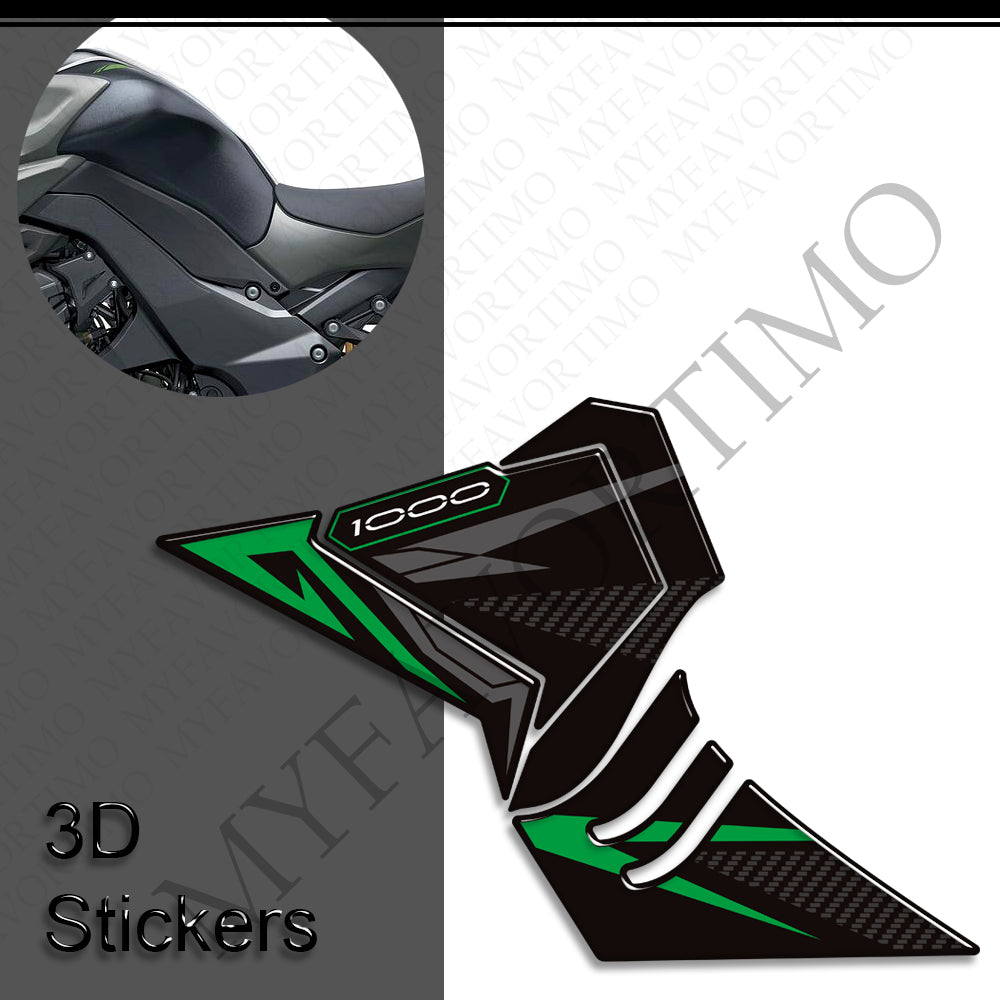 Kawasaki Z1000 Z1000SE | Tank Pad Knee Grip 3D Stickers