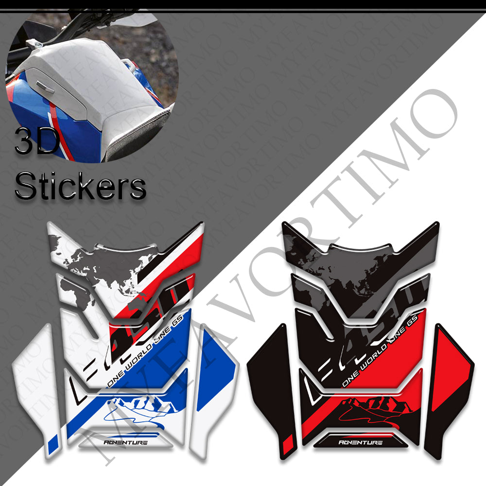 BMW F450GS 2026‑2027 Stickers Decals | 3D Epoxy Resin Tank Pad Fender Fairing Handguard Protection Kit