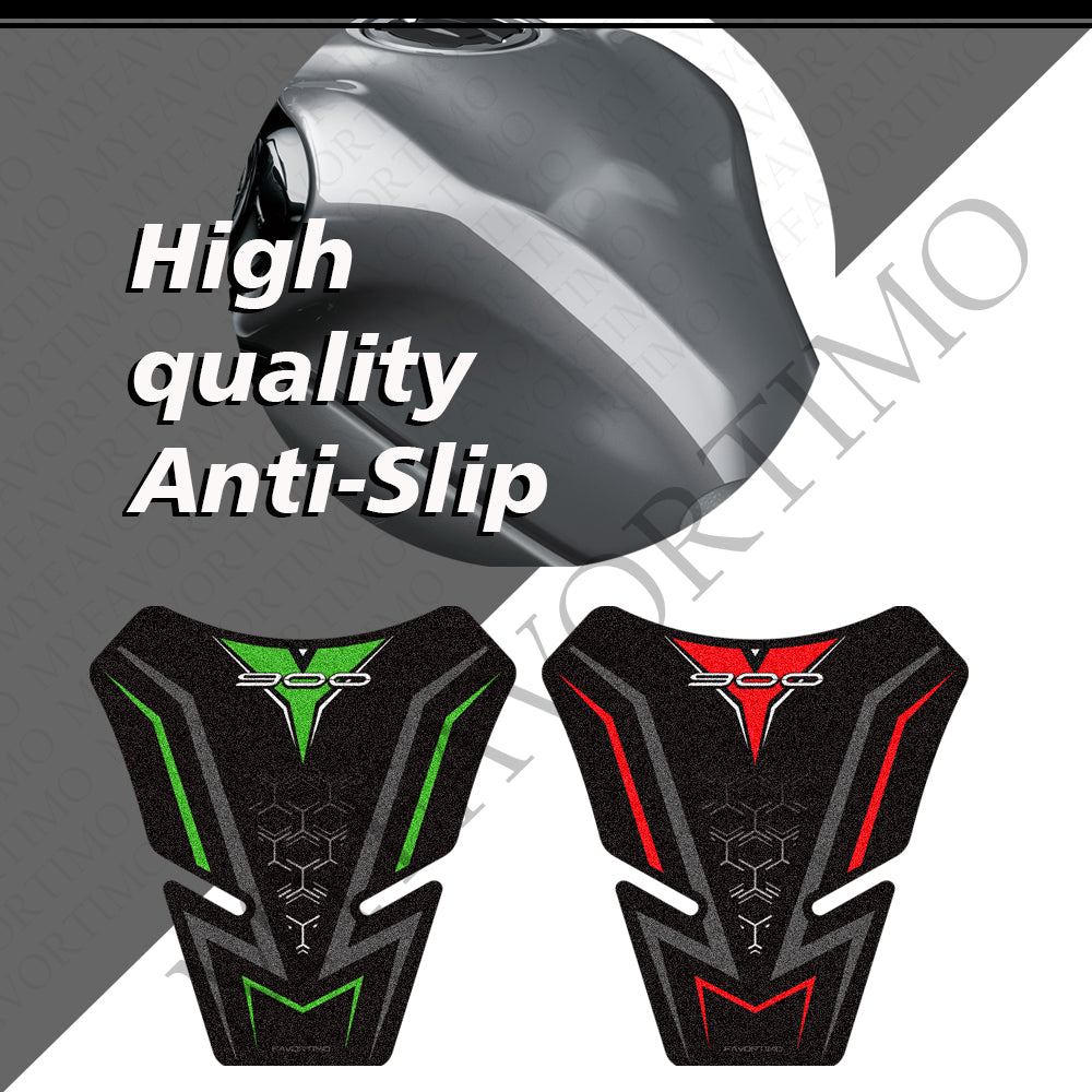 Kawasaki Z900 Z900SE Matte Anti-Slip Tank Pad Kit 2019-2024 丨 Center and Side Stickers