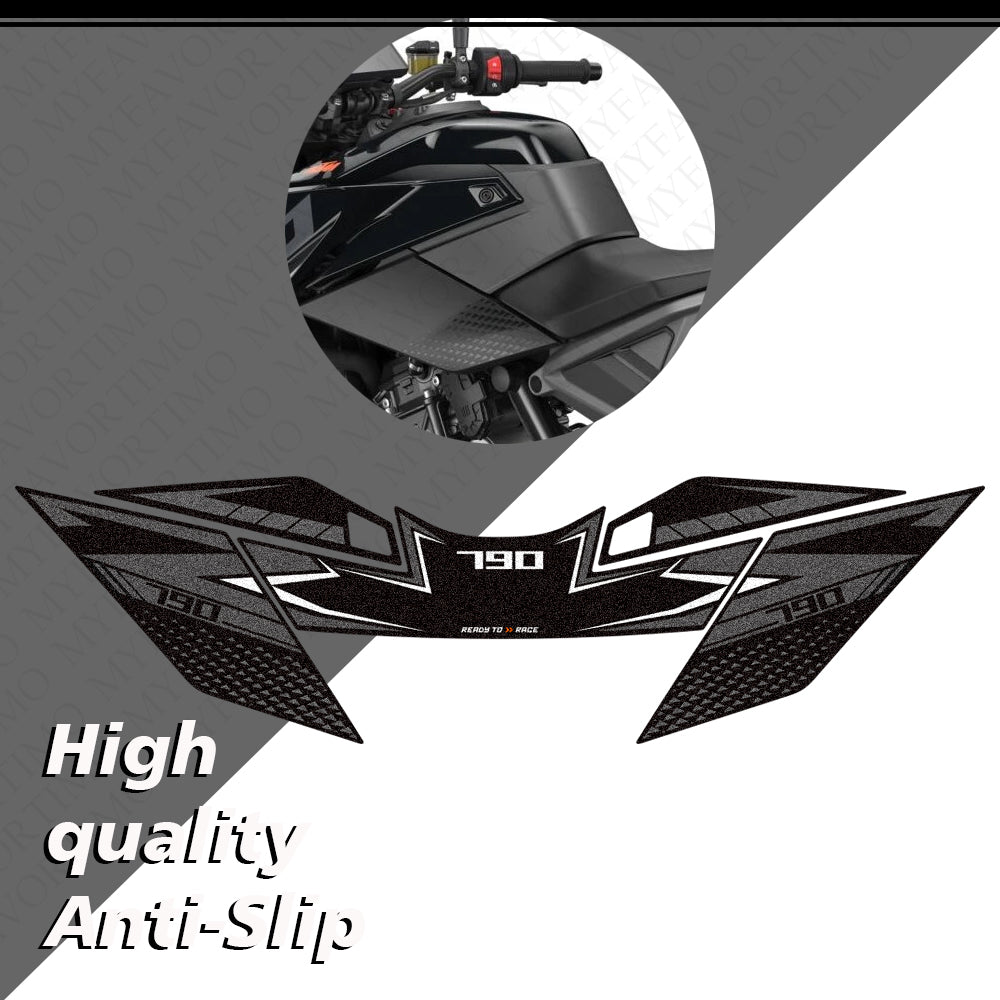 KTM 790 Duke 2027 Stickers Decals | Matte Anti‑Slip Tank Pad Knee Grip Protection Kit