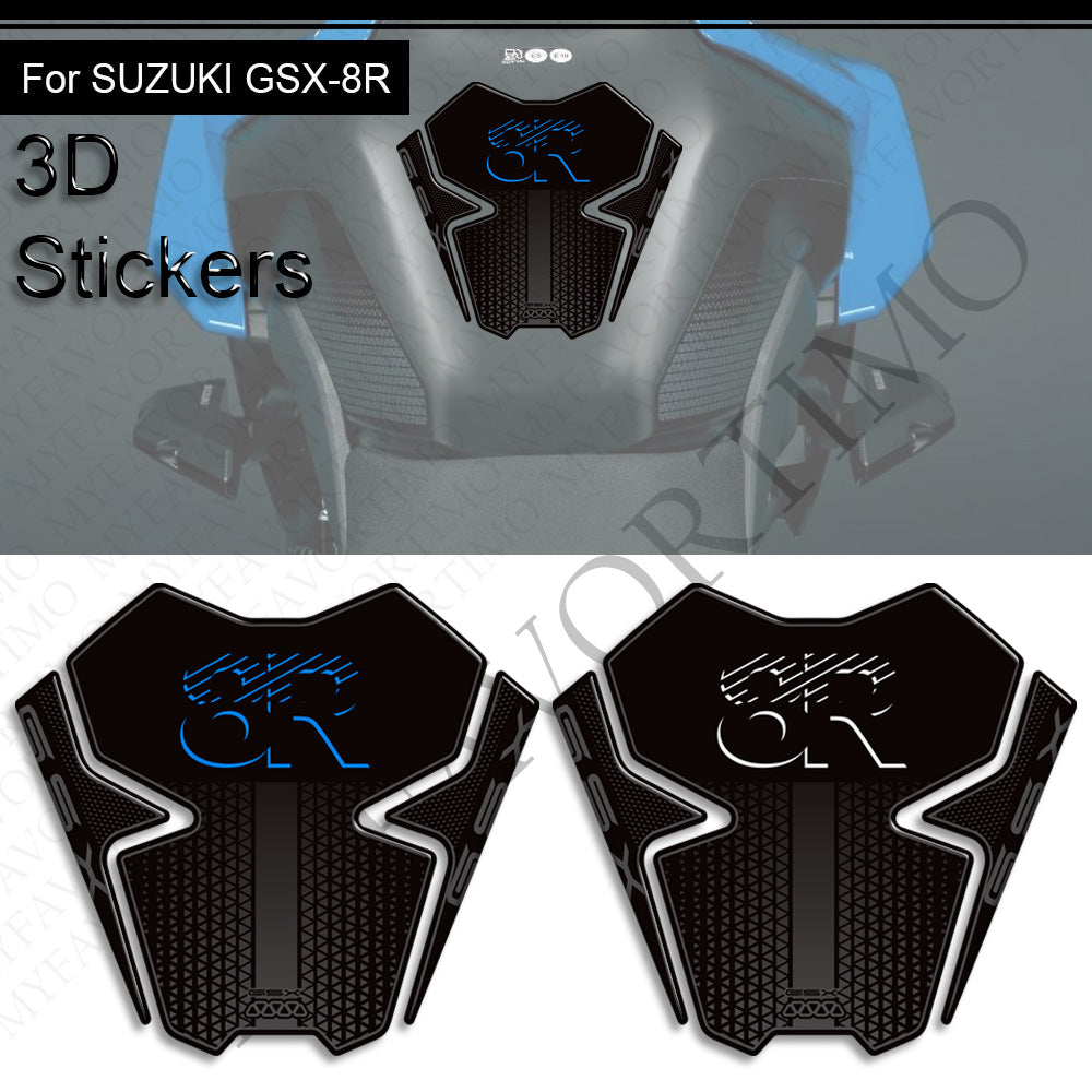 Suzuki GSX-8R 3D Epoxy Tank Decals Kit 2024-2025 丨 Fuel Cap and Side Stickers