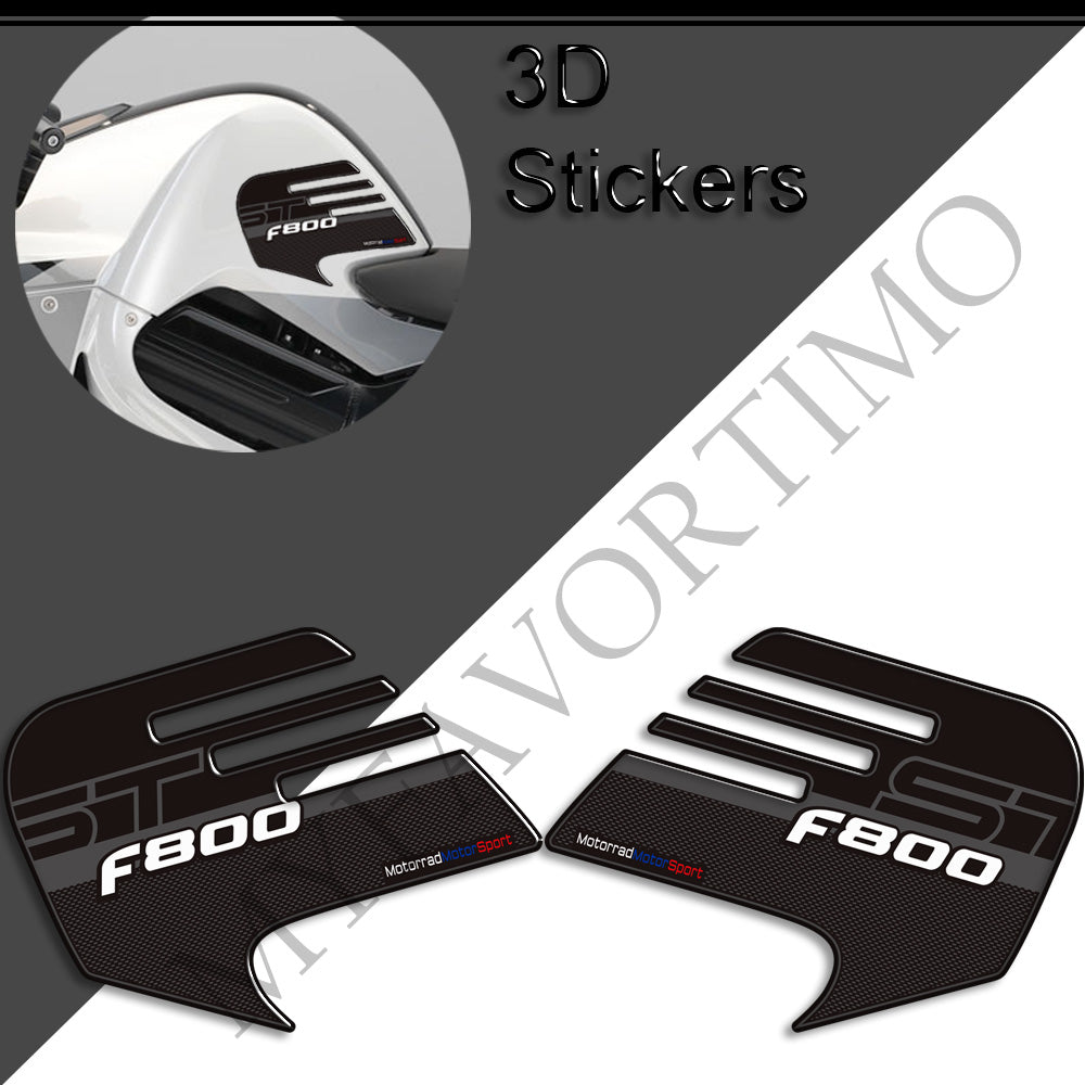 BMW F800ST Tank Decals Kit 丨 Center Pad and Side Stickers