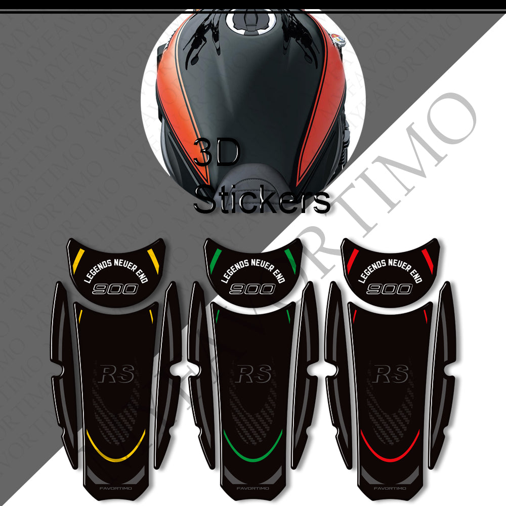 Kawasaki Z900RS Z900 Cafe SE ABS Decals Kit 2017-2026 | 3D Epoxy Tank Stickers