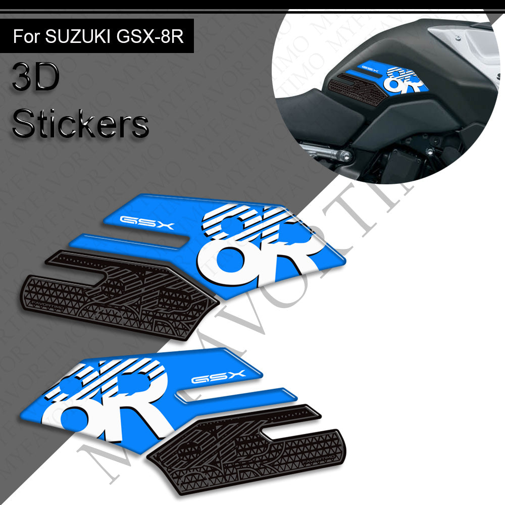 Suzuki GSX-8R 3D Epoxy Tank Decals Kit 2024-2025 丨 Fuel Cap and Side Stickers