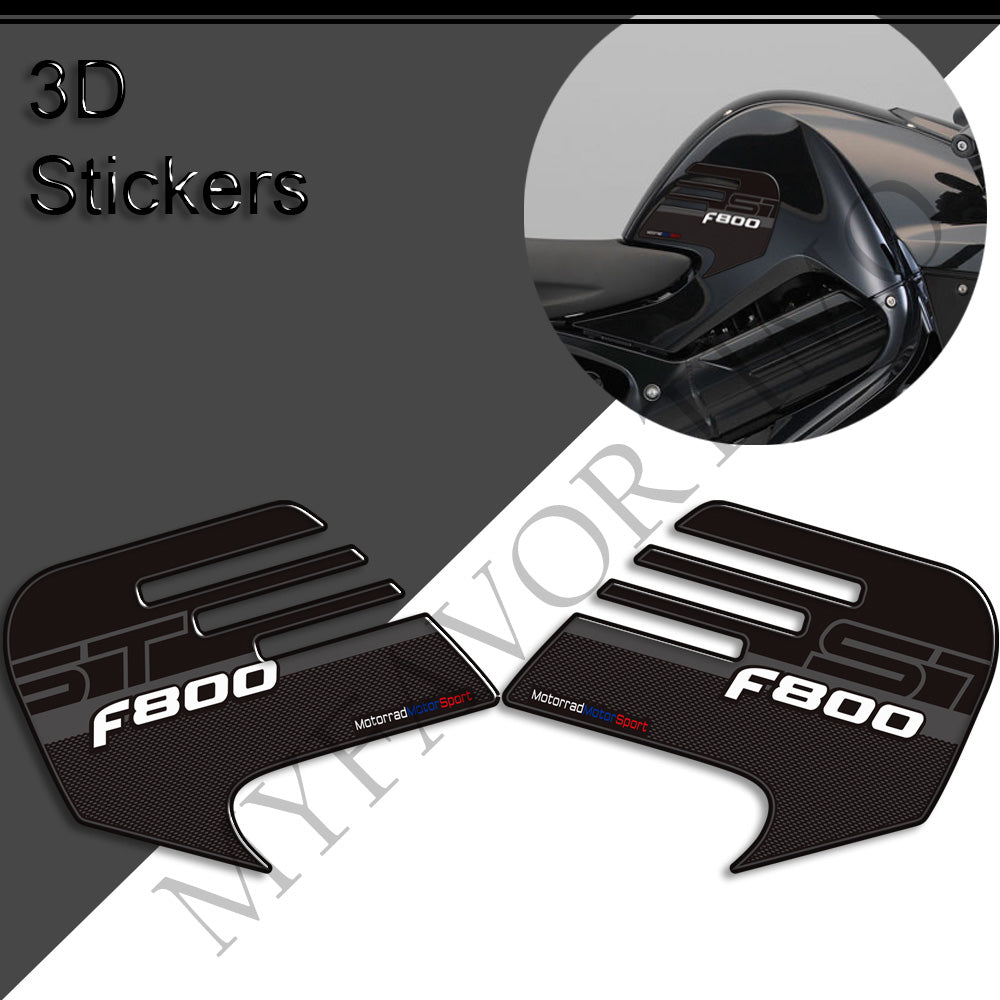 BMW F800ST Tank Decals Kit 丨 Center Pad and Side Stickers