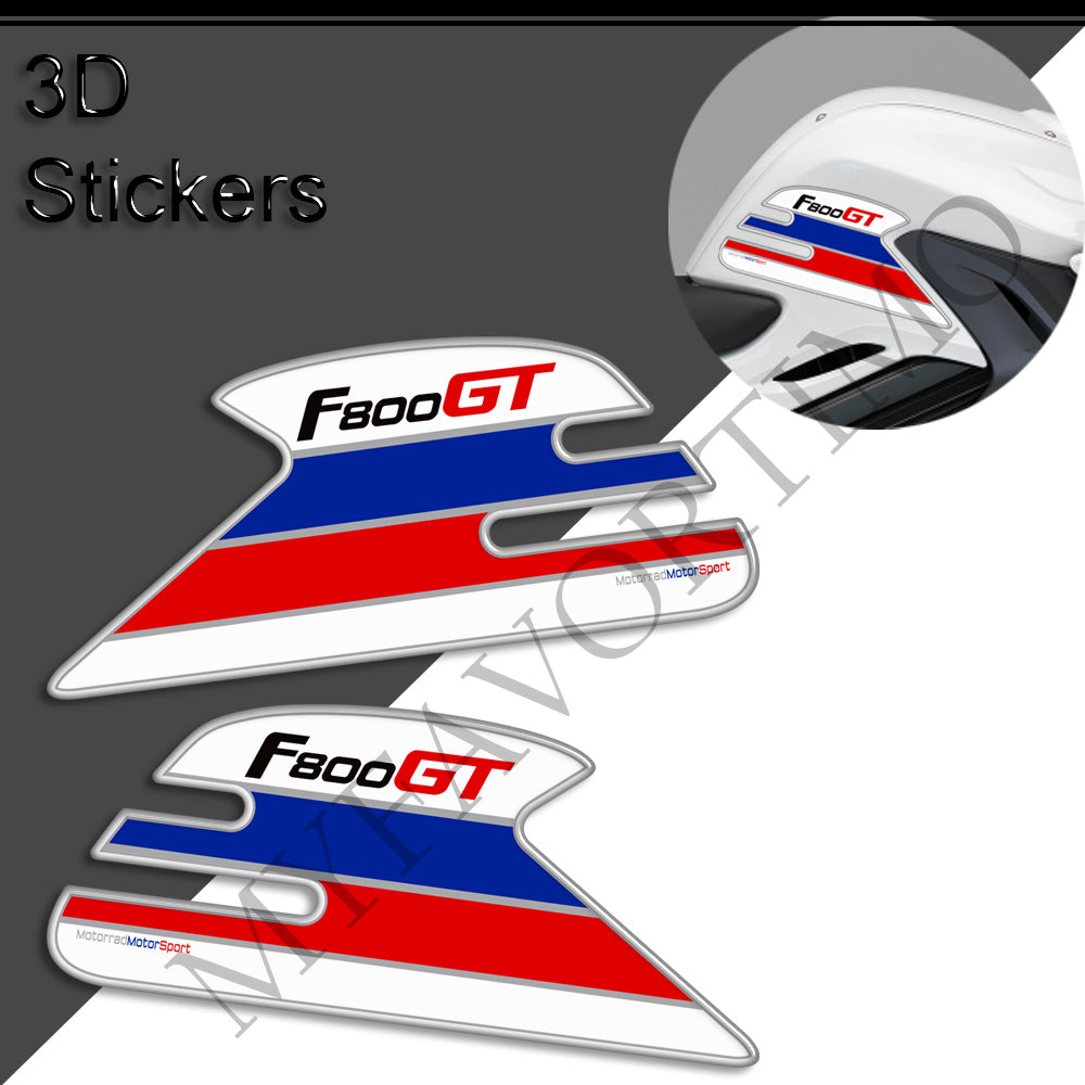 BMW F800GT Tank Decals Kit 丨 Center Pad and Side Stickers