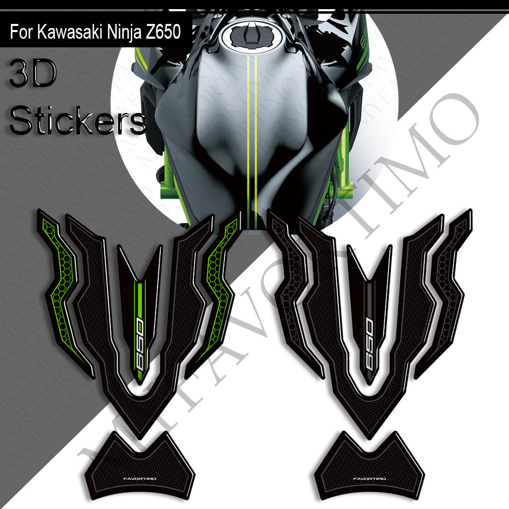 Kawasaki Ninja Z650 Decals Kit 2020-2025 丨 Tank Pad and Side Stickers