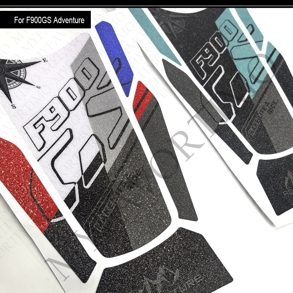 BMW F900GS Adventure Anti-Slip Tank Pad Kit 2024-2026 丨 Center and Side Stickers
