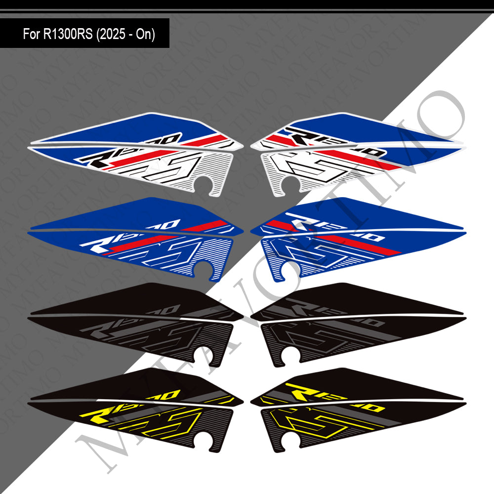 BMW R1300RS Anti-Slip Tank Side Decals Kit 2025-2026 丨 Side Panel Stickers